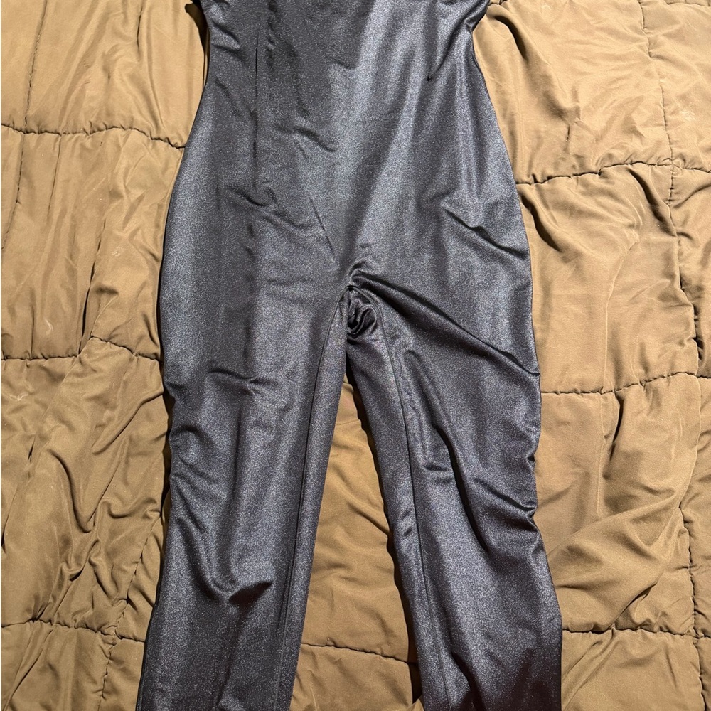 Skims high shine bodysuit